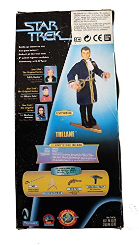 Vintage 1999 Star Trek The Original Series International Edition 9 Inch Trelane Action Figure - Brand New Factory Sealed Shop Stock Room Find