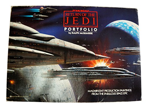 Vintage Star Wars ROTJ Star Wars Return Of The Jedi Portfolio Containing 20 Magnificent Production Paintings From The Fabulous Space Epic - Complete In The Original Folder …