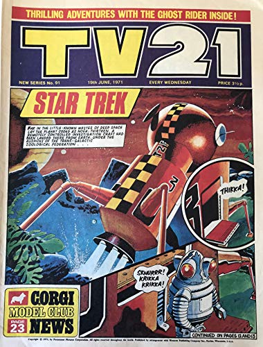 Vintage Ultra Rare TV21 Comic Magazine Issue No.91 19th June 1971