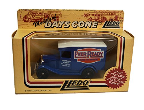 Vintage Lledo 1983 Promotional Models Of Days Gone 1934 Ford Model A Ever Ready Batteries Delivery Van Diecast Replica Vehicle New In The Box - Shop Stock Room Find …