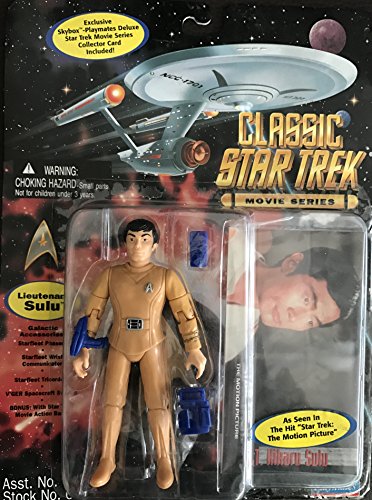 Vintage Playmates 1995 Classic Star Trek Lieutenant Hikaru Sulu From The Motion Picture Action Figure - Brand New Factory Sealed Shop Stock Room Find