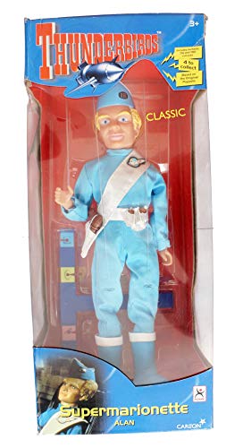 Vintage 1999 Gerry Andersons Thunderbirds Alan Tracy 12 Inch Supermarionette Pelham String Puppet - Brand New Factory Sealed Shop Stock Room Find