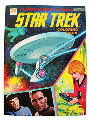 Vintage 1978 Star Trek Planet Ecnal's Dilema Coloring Book