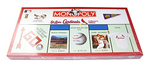 Monopoly St. Louis Cardinals Collector's Edition by Parker Brothers by Parker Brothers …