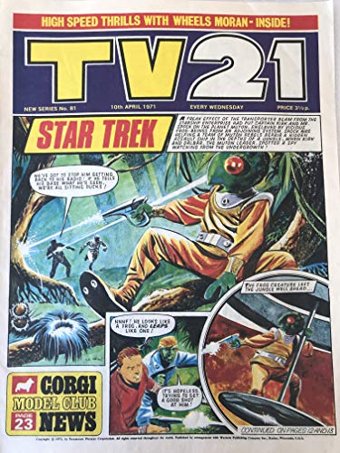 Vintage Ultra Rare TV21 Comic Magazine Issue No.81 10th April 1971 …