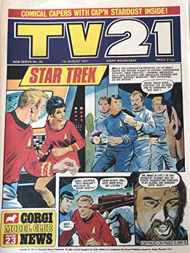 Vintage Ultra Rare TV21 Comic Magazine Issue No.98 7th August 1971 …