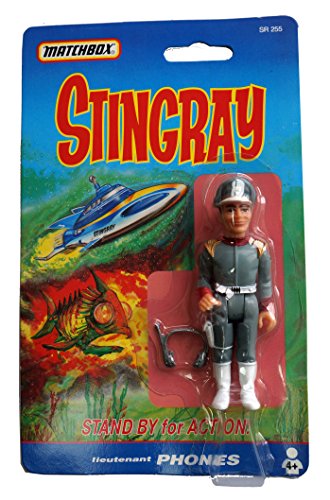 Vintage Matchbox 1992 Gerry Andersons Stingray Lieutenant Phones Action Figure - Brand New Shop Stock Room Find