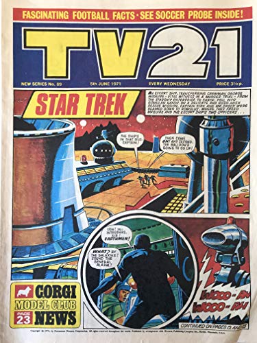 Vintage Ultra Rare TV21 Comic Magazine Issue No.89 5th June 1971 …