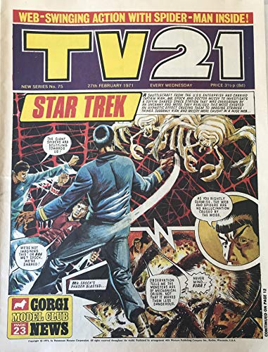 Vintage Ultra Rare TV21 Comic Magazine Issue No.75 27th February 1971 …