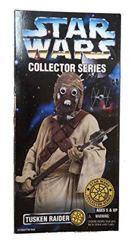 Vintage 1996 Star Wars Collector Series Tusken Raider 12 Inch Fully Poseable Action Figure - Factory Sealed Shop Stock Room Find