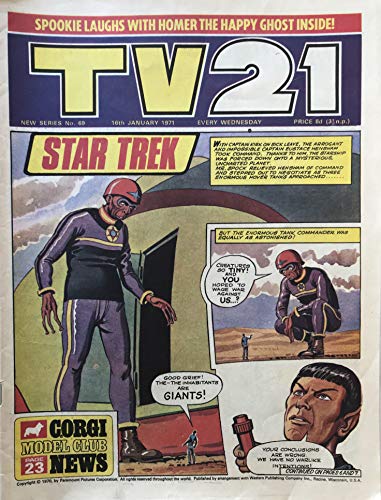 Vintage Ultra Rare TV21 Comic Magazine Issue No. 69 16th January 1971 …