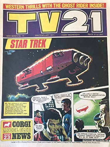 Vintage Ultra Rare TV21 Comic Magazine Issue No. 74 20th February 1971 …