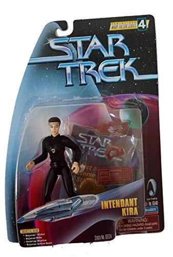 Vintage Playmates Star Trek Deep Space 9 Warp Factor Series 4 Intendant Kira Action Figure - Brand New And Factory Sealed Shop Stock Room Find