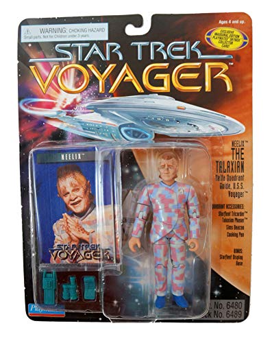 Vintage 1995 Playmates Star Trek Voyager Neelix The Talaxian Action Figure - Brand New Factory Sealed Shop Stock Room Find