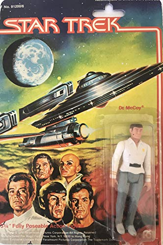 Star Trek Vintage 1979 3 3/4 Inch Dr Leonard McCoy Action Figure By Mego Corporation From The Motion Picture Mint On Card - Shop Stock Room Find …