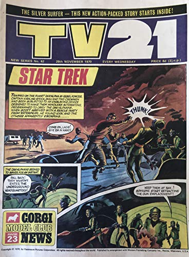 Vintage Ultra Rare TV21 Comic Magazine Issue No. 62 28th November 1970 …